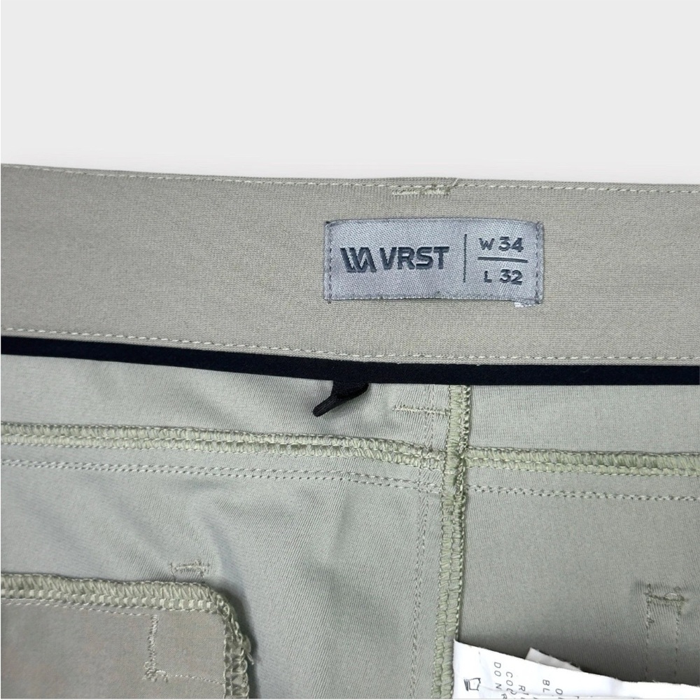 VRST Pants Men 34x30 Limitless 4 Way Stretch 5 Pocket Athletic Chino Performance - Picture 4 of 10